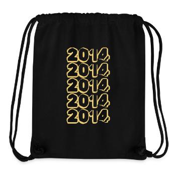 2014 - Stanley/Stella recycelter Gym Bag - Schwarz - Vorne