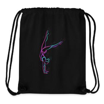 Turnen Teenager - Turnerin Bodenturnen Geräteturne - Stanley/Stella recycelter Gym Bag - Schwarz - Vorne