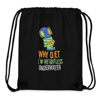 Diving Diver Snorkeling Recreational Diver - Stanley/Stella Recycled Gym Bag - black - Front