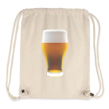 Beer gradient glass with foam - Stanley/Stella Recycled Gym Bag - natural - Front