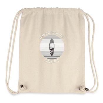 Guy surfant geire. Chemises en dialecte anversois - Sac à cordon recyclé Stanley/Stella - blanc naturel - Devant