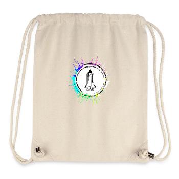 Rocket symbol - Stanley/Stella Recycled Gym Bag - natural - Front