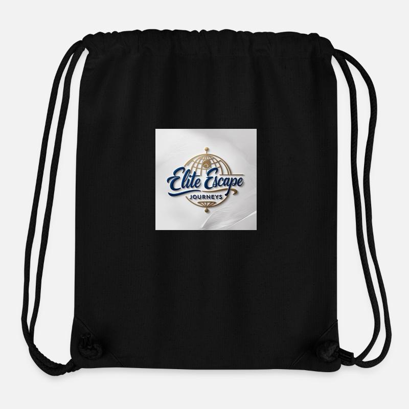 Luxurious Logo for Elite Escape Journeys - Stanley/Stella Recycled Gym Bag - black