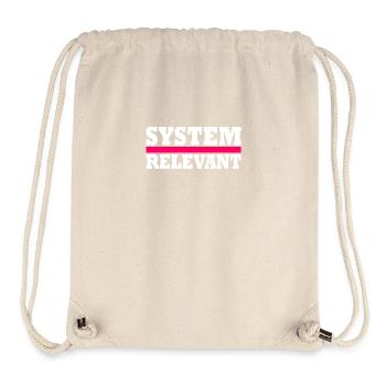 Système pertinent - Sac à cordon recyclé Stanley/Stella - blanc naturel - Devant