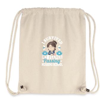 Healthcare Fiancé Nursing School - Stanley/Stella Recycled Gym Bag - natural - Front