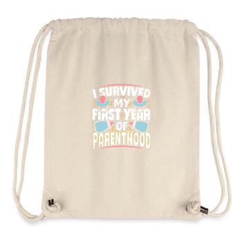 Education - surviving the first year of parenthood - Stanley/Stella Recycled Gym Bag - natural - Front