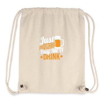 divorce ex-wife marriage divorce - Stanley/Stella Recycled Gym Bag - natural - Front