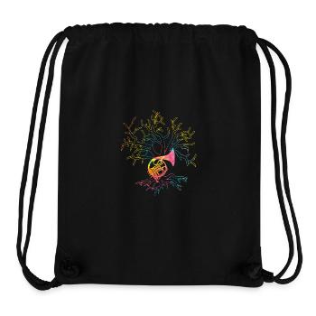 Hornist Waldhorn - Stanley/Stella recycelter Gym Bag - Schwarz - Vorne