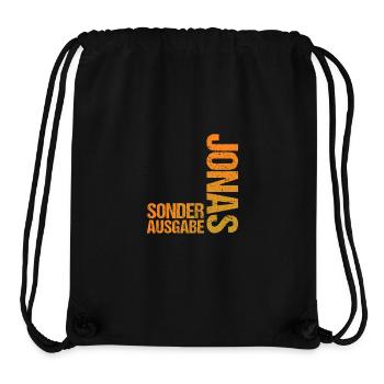 Jonas - Stanley/Stella recycelter Gym Bag - Schwarz - Vorne