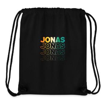 Jonas - Stanley/Stella recycelter Gym Bag - Schwarz - Vorne