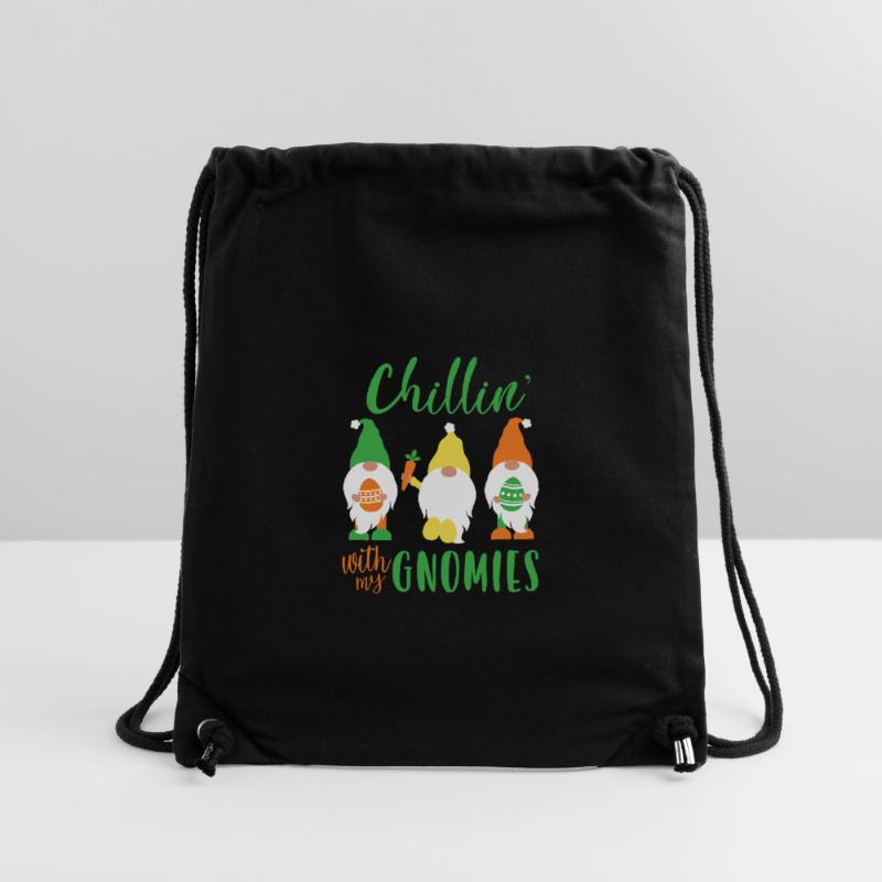 Chillin’ With My Gnomies Easter Design Stanley/Stella Recycled Gym Bag