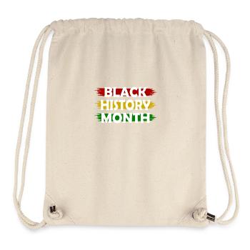 Black history month - Stanley/Stella recycelter Gym Bag - Naturweiß - Vorne