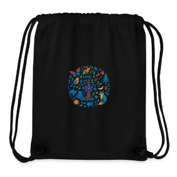 Waldfreunde im Naturkreis – für Natur-&Tierfreunde - Stanley/Stella recycelter Gym Bag - Schwarz - Vorne