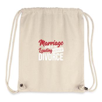 Divorce End of marriage Divorce Divorced - Stanley/Stella Recycled Gym Bag - natural - Front