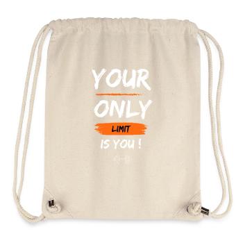 Your only limit is you, fitness motivation - Stanley/Stella Recycled Gym Bag - natural - Front