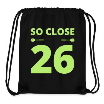 SO CLOSE - Stanley/Stella recycelter Gym Bag - Schwarz - Vorne