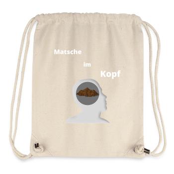 Matsche im Kopf - Stanley/Stella recycelter Gym Bag - Naturweiß - Vorne