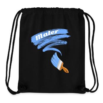 Maler Motiv Pinsel - Stanley/Stella recycelter Gym Bag - Schwarz - Vorne