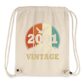 Jahrgang 2001 - Stanley/Stella recycelter Gym Bag - Naturweiß - Vorne