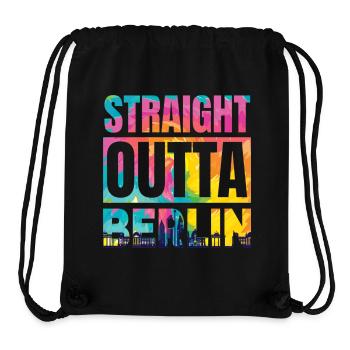 Directly from Berlin - Stanley/Stella Recycled Gym Bag - black - Front