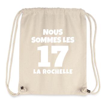 La Rochelle, 17, Charente-Maritime - Sac à cordon recyclé Stanley/Stella - blanc naturel - Devant