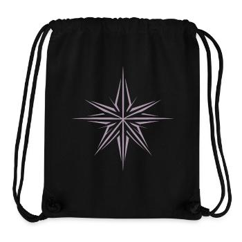 Minimalistischer Weihnachtsstern: Festliche - Stanley/Stella recycelter Gym Bag - Schwarz - Vorne