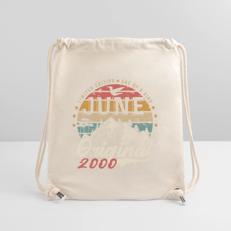 Juni 2000 Geburtstag Juni 2000 Geschenk Juni 2000 Stanley/Stella recycelter Gym Bag