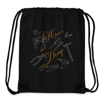 Lord of Things Craftsman Hobby Hobbyist Tool - Stanley/Stella Recycled Gym Bag - black - Front