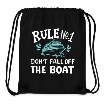 Kreuzfahrtschiff Kreuzfahrt - Stanley/Stella recycelter Gym Bag - Schwarz - Vorne