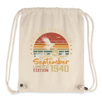 September 1940 Birthdays born in September 1940 - Stanley/Stella Recycled Gym Bag - natural - Front