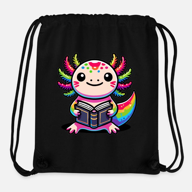 Ich-les-a-lotl, Axolotl - Stanley/Stella recycelter Gym Bag - Schwarz