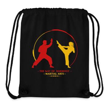 Martial art - Stanley/Stella Recycled Gym Bag - black - Front