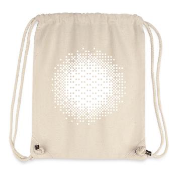 Geometric Dot Pattern design - Stanley/Stella Recycled Gym Bag - natural - Front