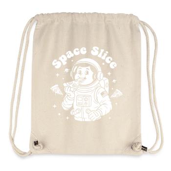 Space Slice Astronaut Pizza - Stanley/Stella Recycled Gym Bag - natural - Front