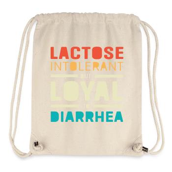 Milch Allergie Laktose Intoleranz Blähungen - Stanley/Stella recycelter Gym Bag - Naturweiß - Vorne