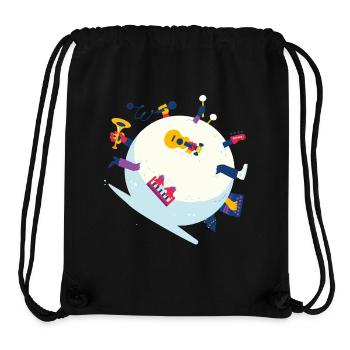 Zeller Weihnacht: Benefiz! 2025 - Stanley/Stella recycelter Gym Bag - Schwarz - Vorne