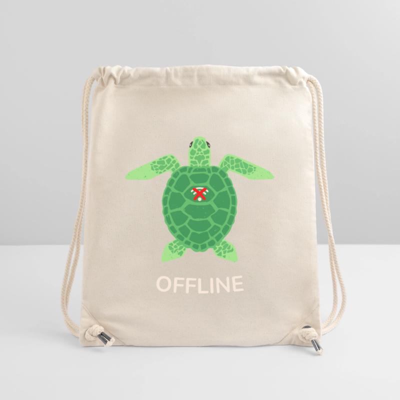 Offline Mode Turtle Stanley/Stella Recycled Gym Bag