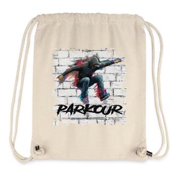 Parkour - Stanley/Stella recycelter Gym Bag - Naturweiß - Vorne