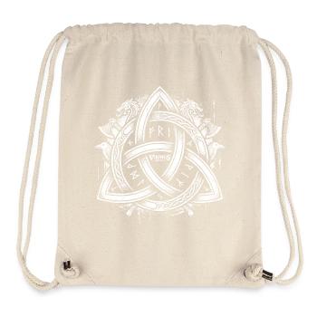 Triquetra - Ewigkeit und Dreifaltigkeit - Stanley/Stella recycelter Gym Bag - Naturweiß - Vorne