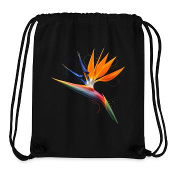 Bird of Paradise Flower Exotic Floral Design - Stanley/Stella Recycled Gym Bag - black - Front