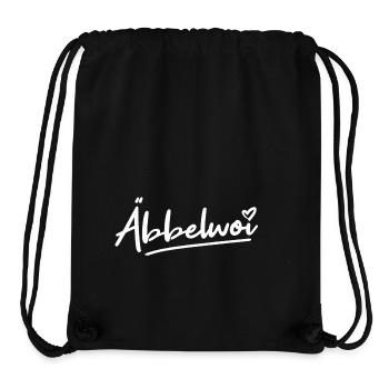 Äbbelwoi / Hessian / Bembel - Stanley/Stella Recycled Gym Bag - black - Front