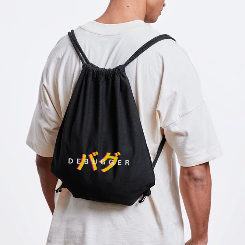 LUZILLION DEBUGGER PRINT POUR CODEUR ET GAMER Sac à cordon recyclé Stanley/Stella