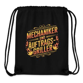 Mechaniker und Auftragsgriller - Stanley/Stella recycelter Gym Bag - Schwarz - Vorne