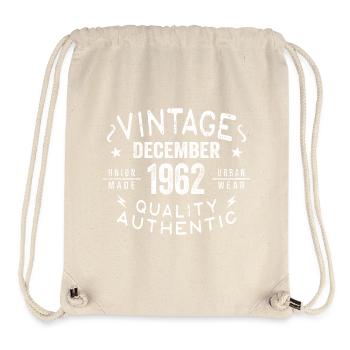 December 1962 - Great since December 1962 - Stanley/Stella Recycled Gym Bag - natural - Front