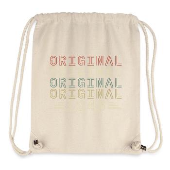 Original 1946 Vintage Retro Geburtstagsgeschenk - Stanley/Stella recycelter Gym Bag - Naturweiß - Vorne