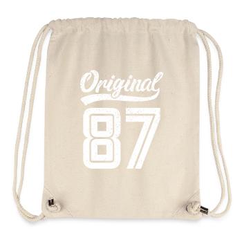 1987 Original 87 Né en 1987 - Sac à cordon recyclé Stanley/Stella - blanc naturel - Devant