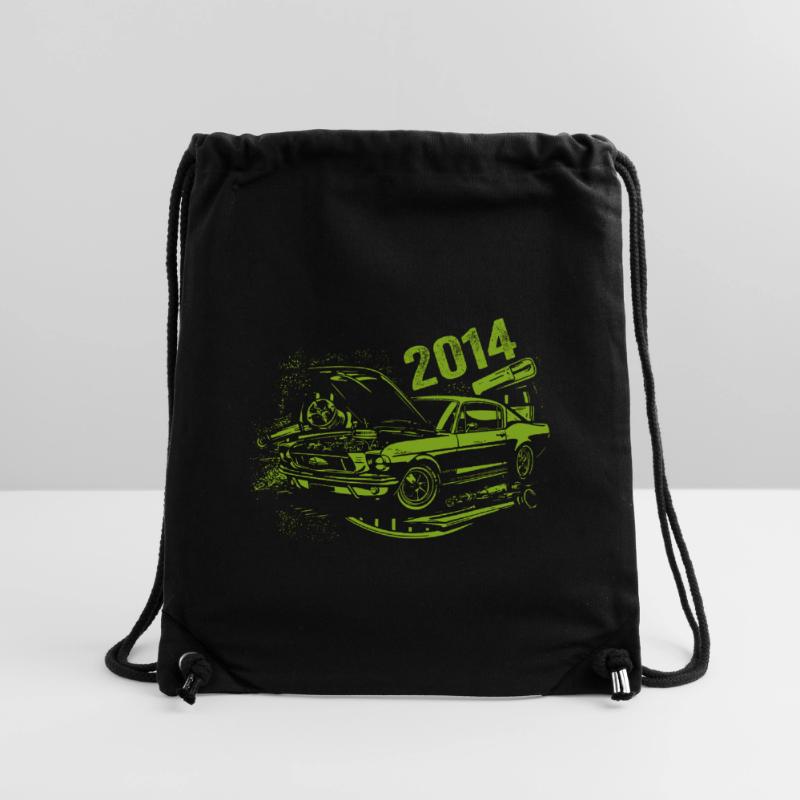 2014 Geburtstag Oldtimer Modell 2014 Vintage 2014 Stanley/Stella recycelter Gym Bag