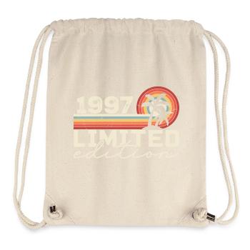 Jahrgang 1997 Retro 1997 Jubiläumsgeschenk - Stanley/Stella recycelter Gym Bag - Naturweiß - Vorne