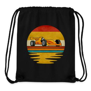 Formula Racing Retro Graphic - Stanley/Stella Recycled Gym Bag - black - Front