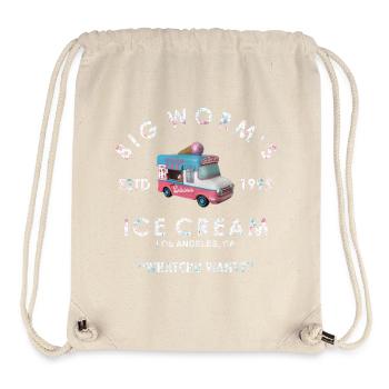 Graphique du film - Sac à cordon recyclé Stanley/Stella - blanc naturel - Devant